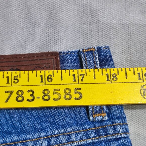 L.L.Bean Double L® Jeans, Relaxed Fit, Flannel-Lined men's size 36X29 denim blue - Picture 10 of 12